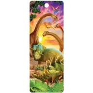 3D könyvjelző - Dino pihenés