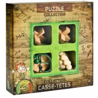 Puzzle Collection JUNIOR Wooden - fa ördöglakat gyűjtemény 4 darabos