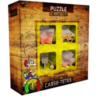 Puzzle Collection EXPERT Wooden - fa ördöglakat gyűjtemény 4 darabos