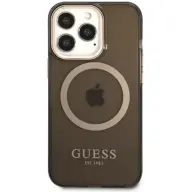 GUESS Translucent MagSafe tok iPhone 13 Pro Max fekete GUHMP13XHTCMK