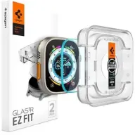 SPIGEN Glas.tR EZ Fit kijelzővédő fólia Apple Watch Ultra (49mm) átlátszó 2db