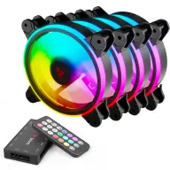 SAVIO FAN-01 4-teiliges Set mit Controller