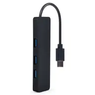 GEMBIRD 4-port USB 3.1 (Gen 1) Type-C hub black