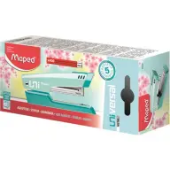 MAPED Universal Metal Half-Strip Pastel Tűzőgép 24/6 26/6 25 lap pasztell türkiz