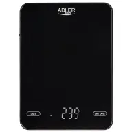 ADLER AD 3177b Konyhai mérleg 10kg USB töltéssel fekete