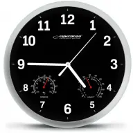 ESPERANZA Lyon wall clock black