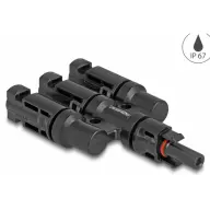 DELOCK DL4 napkonnektorok 1 x mother - 3 x apa