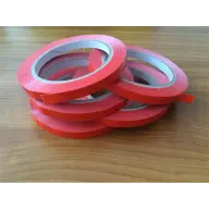 Tasakzáró ribbon 9 mmx66 m self-adhesive red