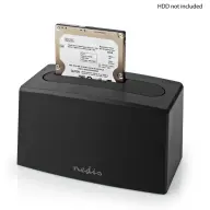 NEDIS HDDUSB3210BK Docking station 2.5-3.5" SATA HDD USB 3.2 Gen1 black