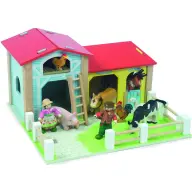 Farm épület készlet figurákkal