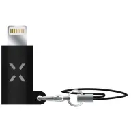 FIXED Micro USB Lightning adapter Black 3cm FIXA-ML-BK