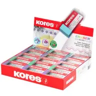 KORES KE-30 Radír display 30pcs pastel colors