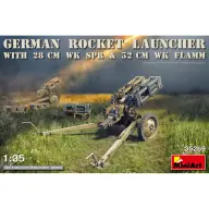 MINIART 1/35 Német rakéta kilövő 28cm WK Spr és 32cm WK Flamm rakétákkal