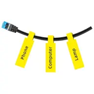 NIIMBOT T12.5x74+35-65 thermal labels yellow-black