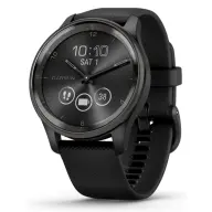 GARMIN Vívomove Trend fekete szilikon szíjjal