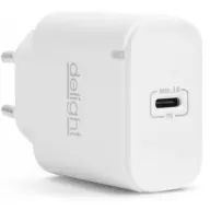DELIGHT USB Type C Umrežavanje adapter 3A 20W bijela