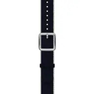 WITHINGS Nylon szíj 18mm Scanwatch 38mm Steel HR 36mm Move/Move ECG kék-fehér szíj ezüst csattal