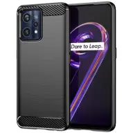 ZONE Silikon case četka karbonski pattern Realme 9/9 Pro crno