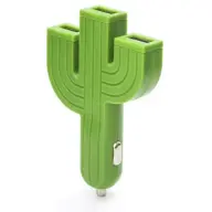 KIKKERLAND US132-EU auto punjač 3xUSB u obliku kaktusa
