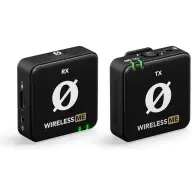 RODE Wireless ME ultra kompakt digitális vezeték nélküli mikrofon rendszer két csatornás vevővel adóba és vevőbe épített mikrofonnal fekete