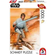 SCHMIDTSPIELE Puzzle játék 1000 darabos Monte Moore: Star Wars - Fearless/Luke Skywalker