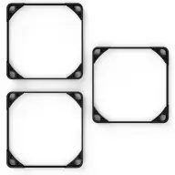 NOCTUA NA-SAVG1 chromax.black vibráció csökkentő keret 120mm fekete 3 darabos szett