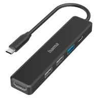 HAMA 5in1 dokkoló adapter USB 3.2 Gen 1 Type C csatlakozással