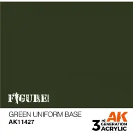 AK INTERACTIVE Figure Green Uniform Base zöld akrilfesték 17ml