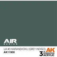 AK INTERACTIVE AIR IJA #3 Hairanshoku (Grey Indigo) akrilfesték 17ml