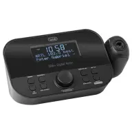 TREVI RC 85D8 DAB projektoros ébresztőóra LED kijelző fekete