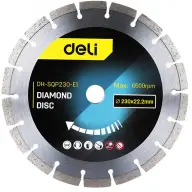 DELI TOOLS EDH-SQP125-E1 Diamant Schneidklingen 125 x 22.2mm