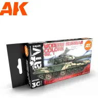 AK INTERACTIVE AFV Modern Russian Colours Vol 1 akrilfesték készlet 6x 17ml