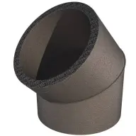 BRILON U - Insulated légtechnikai elbow 125 45°-os
