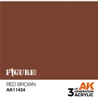 AK INTERACTIVE Figure Red Brown akrilfesték 17ml