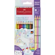 FABER-CASTELL Grip Színes ceruza készlet háromszögeltű 13 különböző szín