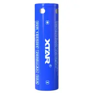 XTAR 18650H 2600mAh Li-ion akkumulátor védelem nélkül
