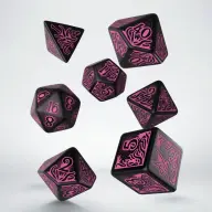 Q WORKSHOP Dobókocka készlet Call of Cthulhu 7th Edition Black & magenta Dice Set