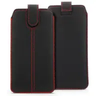HAFFNER Ultraslim Universal pullable case iPhone 13 Pro Max/12 Pro Max/Samsung Galaxy Note black
