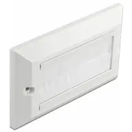 DELOCK Kábelrendező keret fehér fésűsávokkal 146 x 86 mm