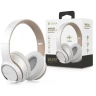 DEVIA Kintone Wireless Bluetooth sztereó fejhallgató beépített mikrofonnal fehér