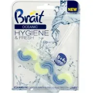 BRAIT 16361 Brait Hygiene and fresh WC cleaning block 2-phase 3x45 g ocean