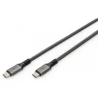 DIGITUS USB 4.0 Type C Összekötő Fekete 1m DB-300443-010-S