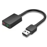 VENTION CDYB0 2-port USB-s spoljašnjeg zvučna kartica 0.15M crno