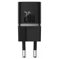 BASEUS GaN5 20W Mini wall charger negru