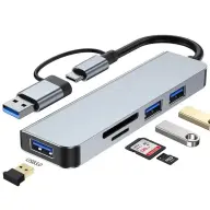 BLACKBIRD BH1469 USB 3.0 Type C Multiport bővítő