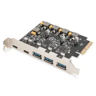 DIGITUS DS-30222 PCIe card 2x USB-C + 3x USB A