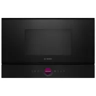 BOSCH BFL7221B1 Series 8 Mikrohullámú sütő beépített 21 l fekete