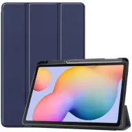 Tok álló bőr hatású (aktív FLIP oldalra nyíló TRIFOLD asztali tartó funkció Honor Pad X8 kék