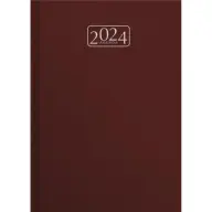 VICTORIA Chrono Calendar planner A5 daily (2024 year) burgundy