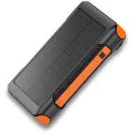 ALCOR SD10000 Solar & Dynamo Powerbank 10000mAh cu lampă încorporată portocalie